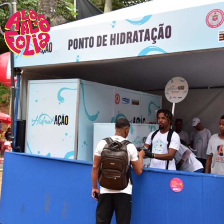 Pontos de hidratação: onde encontrar água de graça nos circuitos do Carnaval de Salvador