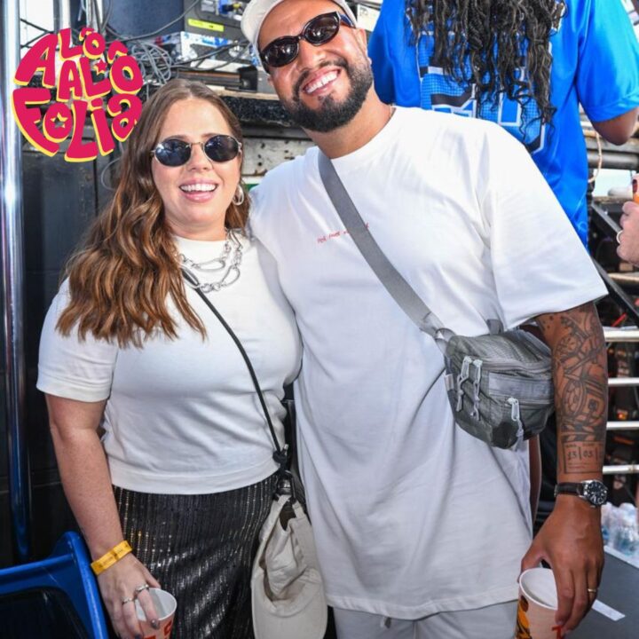 Tati Machado curte trio de Léo Santana ao lado do marido no Carnaval de Salvador