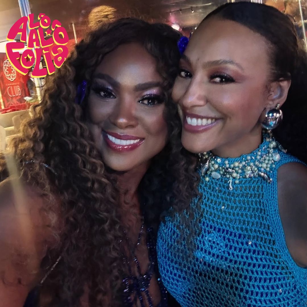 Cris Vianna e Sheron Menezzes curtem camarote no Carnaval de Salvador