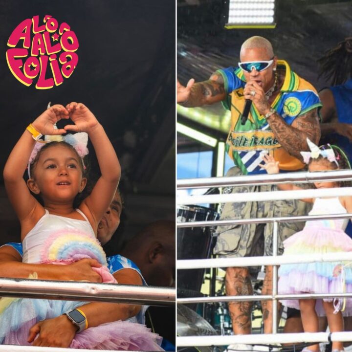 Léo Santana celebra presença da filha Liz no Carnaval: “Não consigo parar de me emocionar”
