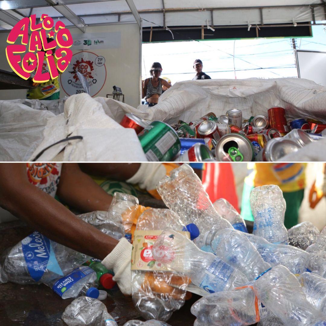 Carnaval de Salvador registra mais de 128 toneladas de materiais recicláveis coletados