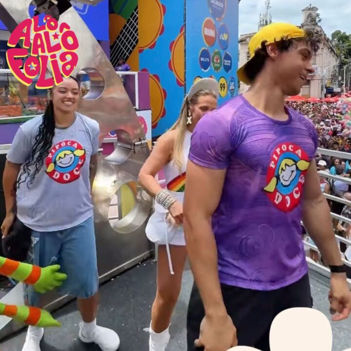 Filhos de Carla Perez e Xanddy dançam em cima do trio e mostram talento para o rebolado; vídeo