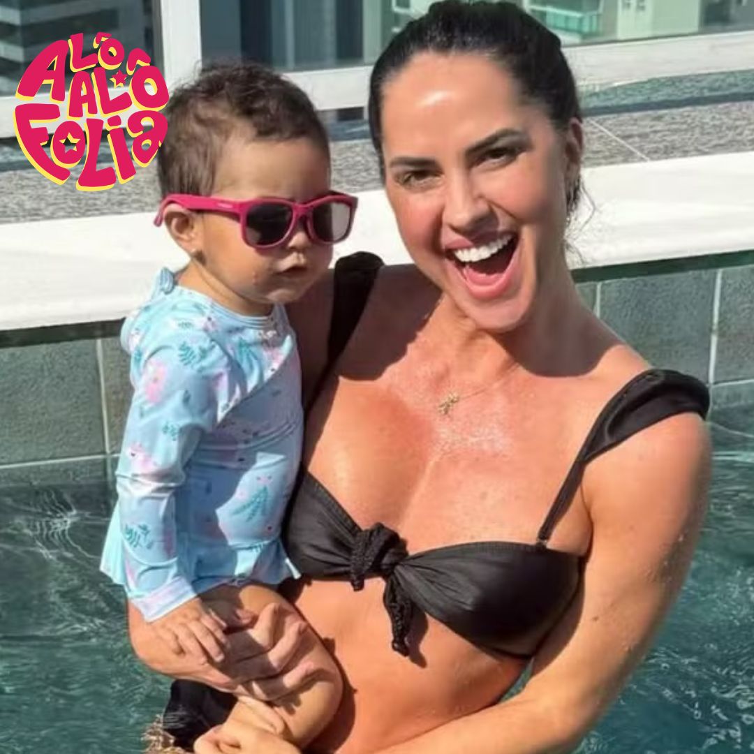 Graciele Lacerda celebra ‘novo Carnaval’ ao lado da filha Clara: ‘Agora eu vivo tudo em triplo’