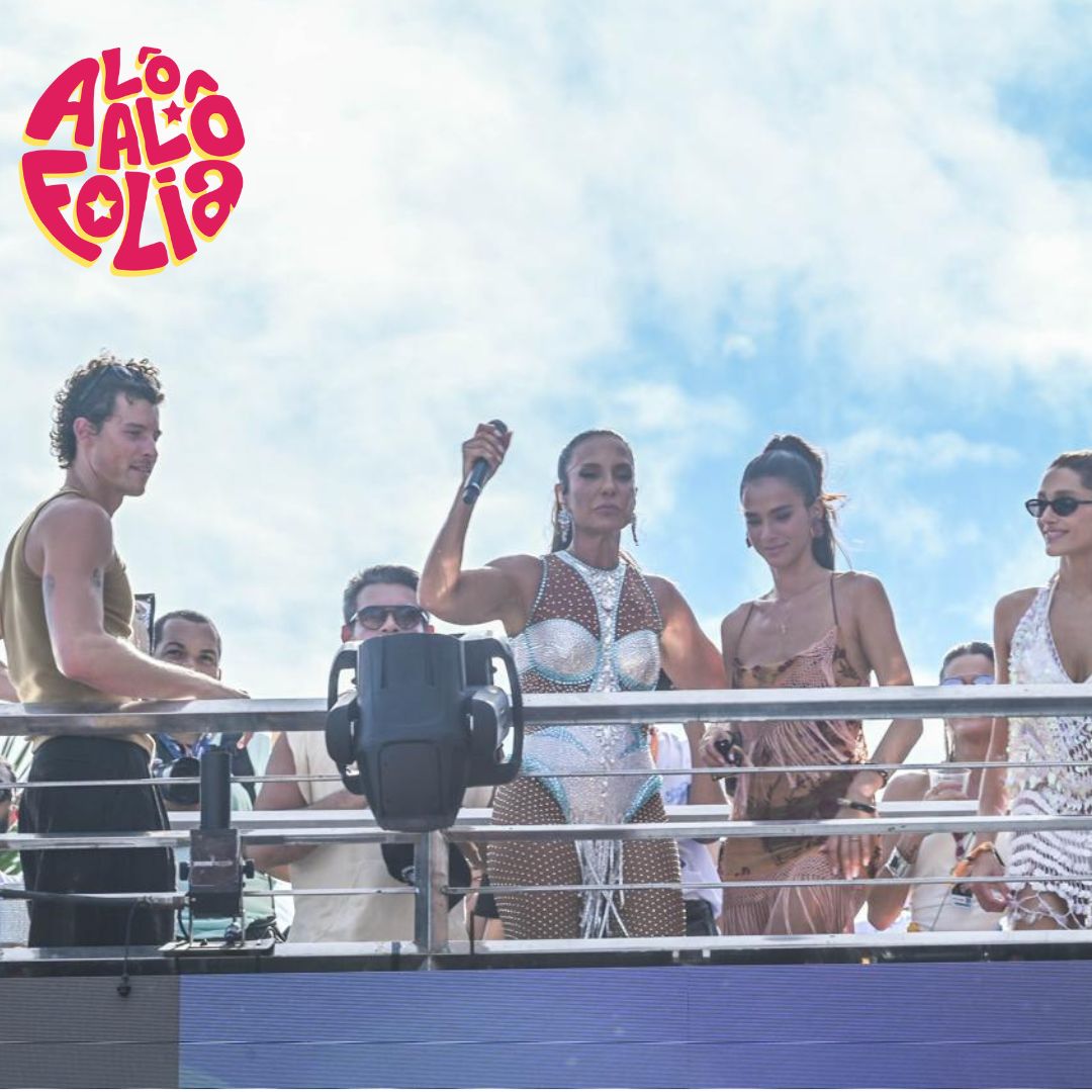 Shawn Mendes dança com Ivete Sangalo em cima do trio no Carnaval de Salvador; veja vídeo