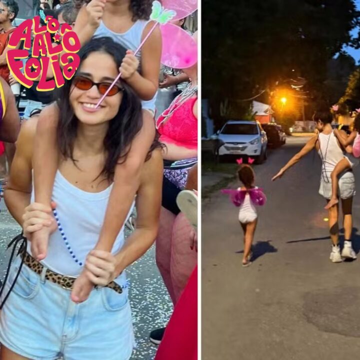 Após término com Lan Lanh, Nanda Costa curte carnaval com as filhas em sua terra natal; fotos