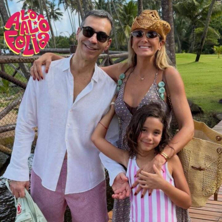 Ticiane Pinheiro compartilha foto de Carnaval em família no sul da Bahia