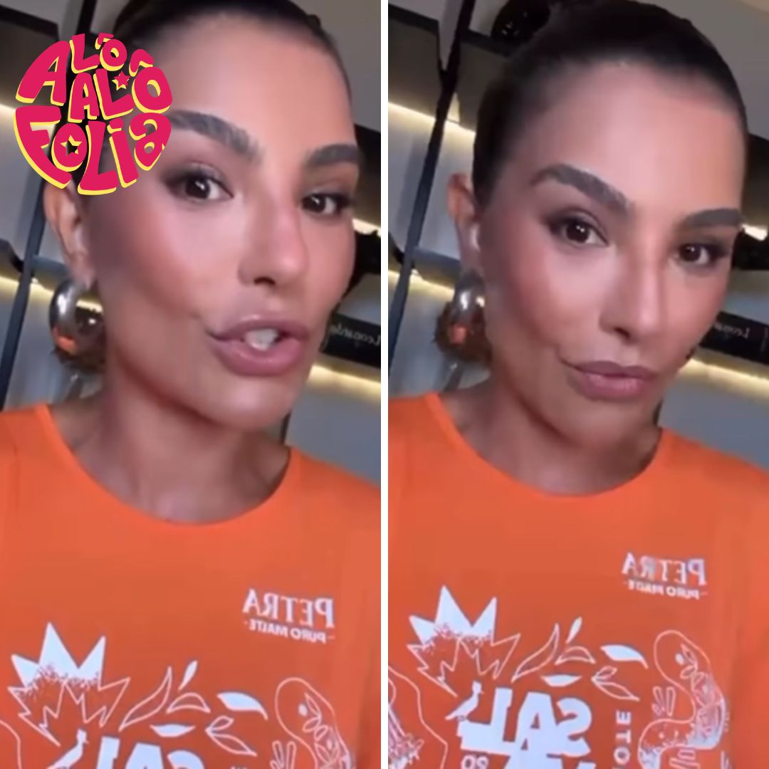 Em Salvador, Cíntia Chagas defende abadás no Carnaval e critica looks personalizados