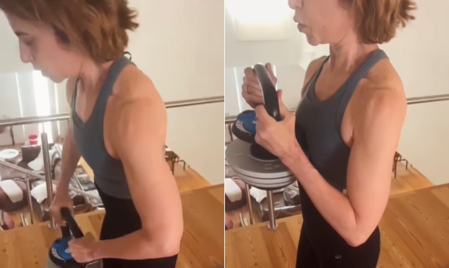 Fernanda Torres esbanja energia ao treinar durante Carnaval: “Totalmente marombada”