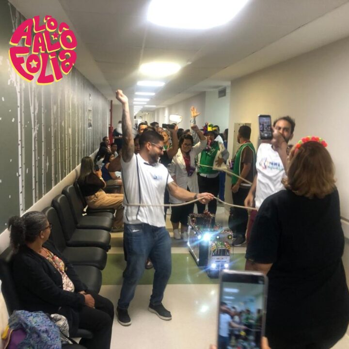 Bloquinho leva clima de Carnaval ao Hospital Ortopédico do Estado da Bahia