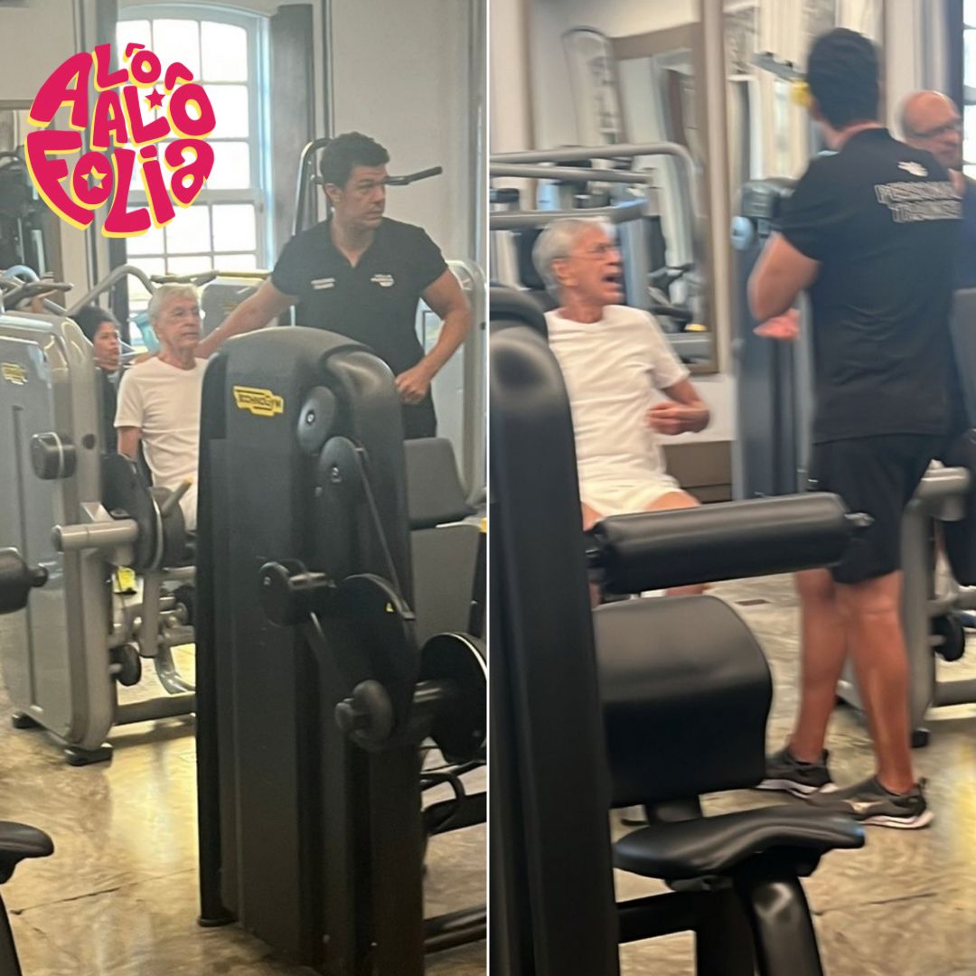 Antes de show em camarote no Carnaval de Salvador, Caetano Veloso treina em academia no Rio Vermelho