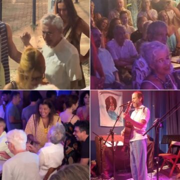 Caetano na fila do rolê: artista vai a show do filho Moreno no Rio Vermelho