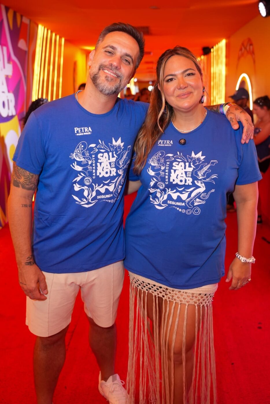 Federico Chavier e Carol Sampaio