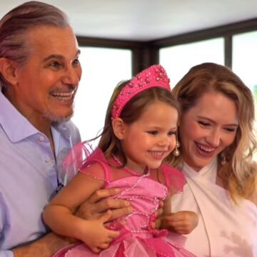 Edson Celulari celebra aniversário de 4 anos da filha caçula com festa luxuosa inspirada na Barbie