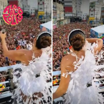 Inimiga do fim? Ivete estende circuito até a Av. Carlos Gomes e é ovacionada pela pipoca