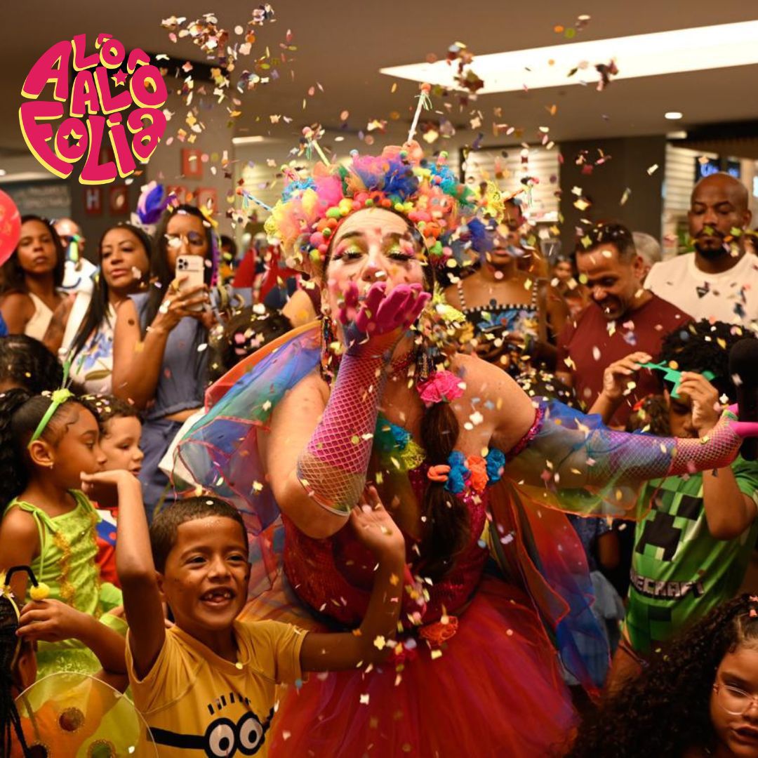 Carnaval Kids: Shopping da Bahia promove bloquinho infantil gratuito de domingo a terça