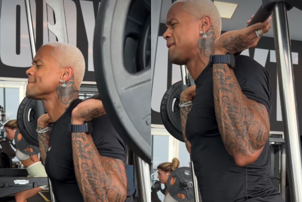 Léo Santana exibe treino pesado e brinca: ‘Bora buscar os 14 quilos perdidos no Carnaval’