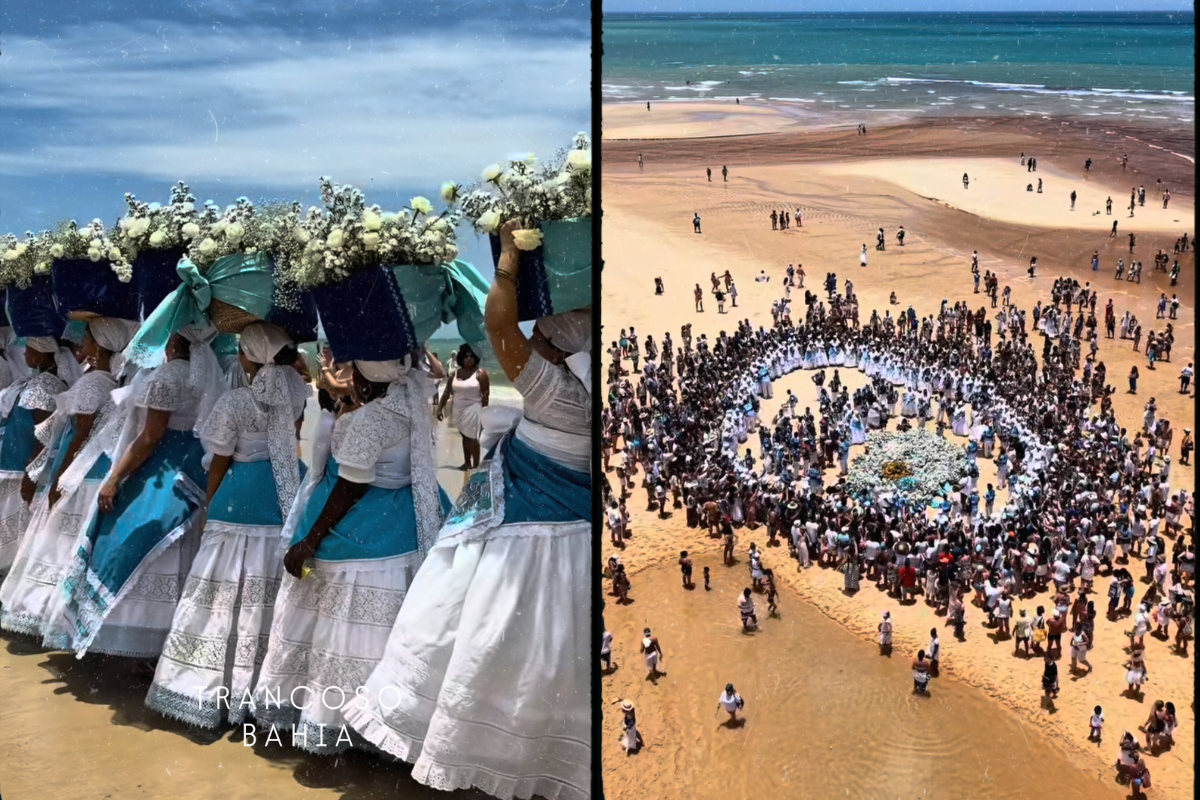 Multidão festeja Iemanjá em Porto Seguro; veja vídeo