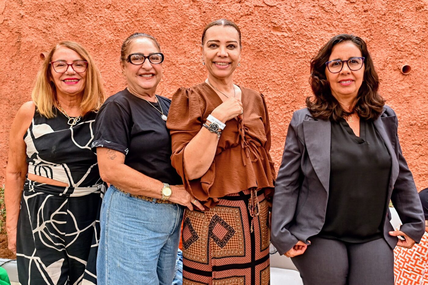 Elza Diniz, Virginia Lobo, Silva Nascimento e Laura Duarte