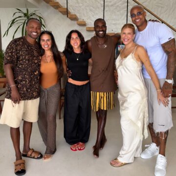 Lore Improta e Léo Santana encontram Carol Peixinho e Thiaguinho no Rio