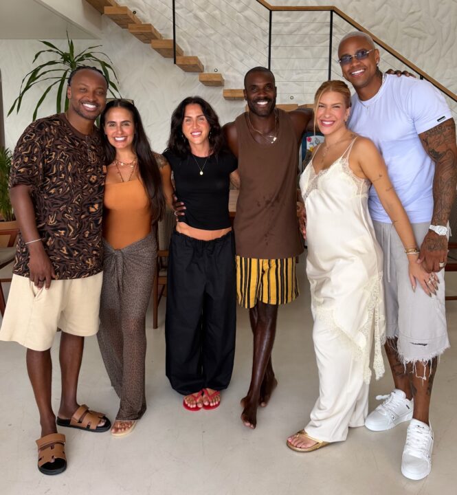 Lore Improta e Léo Santana encontram Carol Peixinho e Thiaguinho no Rio