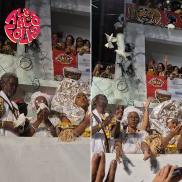 Ilê Aiyê atrai multidão na tradicional saída do Curuzu durante carnaval de Salvador