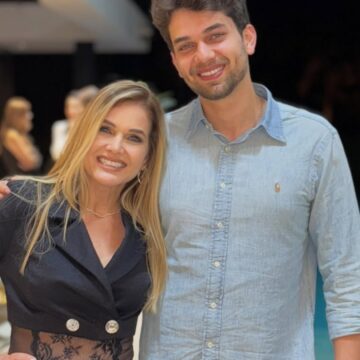 Viúva de Leandro se declara ao filho caçula no aniversário de 28 anos