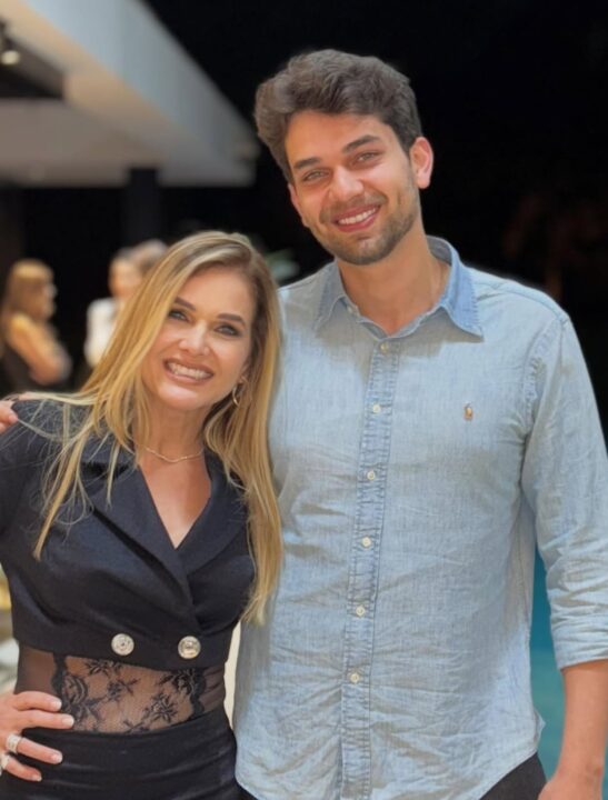 Viúva de Leandro se declara ao filho caçula no aniversário de 28 anos