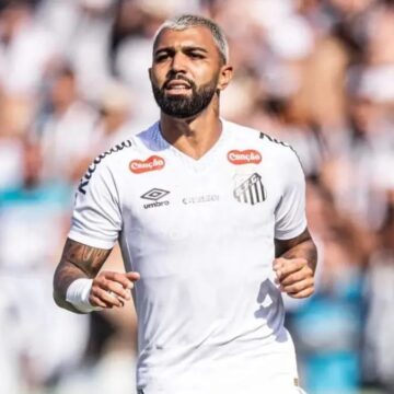 Gabigol pode virar desfalque do Santos contra o Athletico no Brasileirão