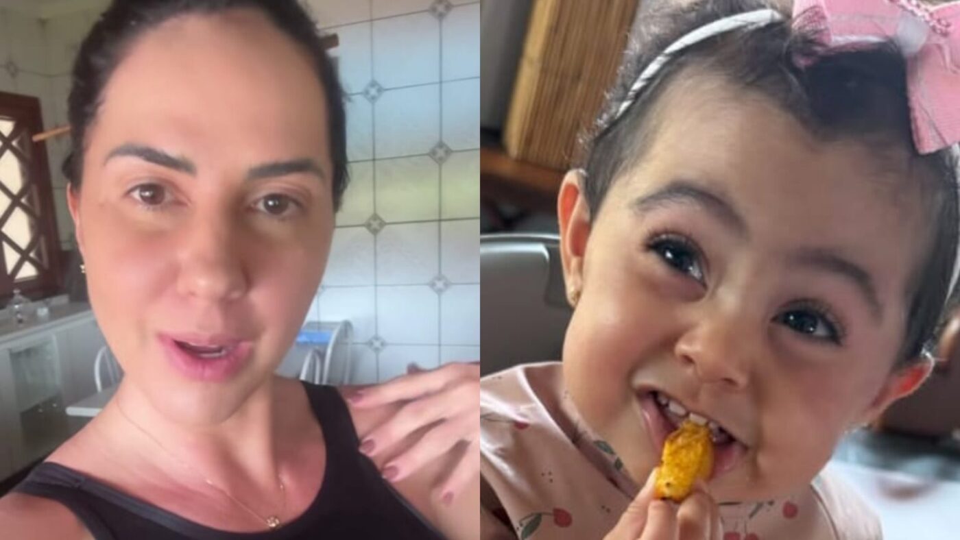 Filha de Graciele Lacerda, Clara rouba a cena com look fashion: ‘Vê se eu aguento’