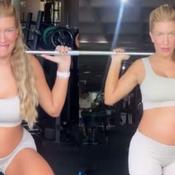 Grávida, Lore Improta impressiona ao mostrar rotina de treino durante a gestação: “Luta diária”