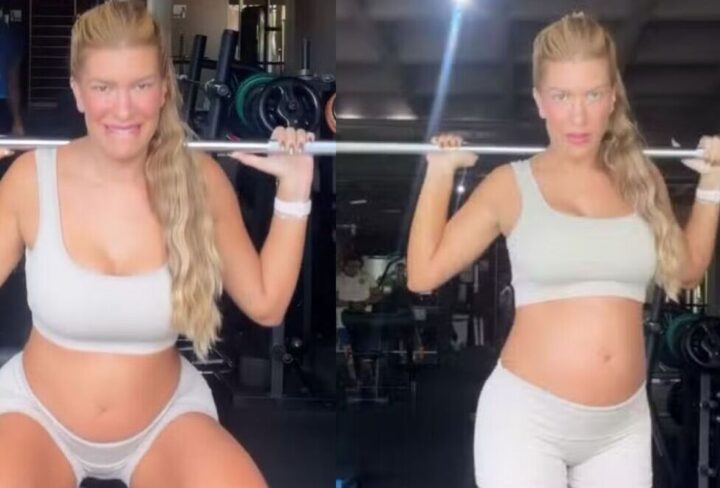 Grávida, Lore Improta impressiona ao mostrar rotina de treino durante a gestação: “Luta diária”