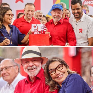 Lula participa de festa de 46 anos do PT em Salvador e reforça pré-candidatura