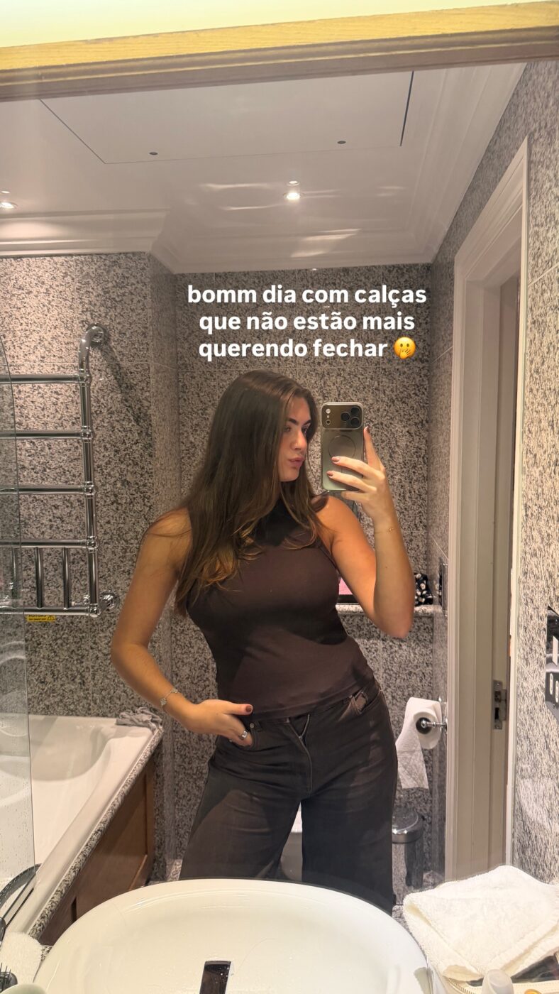 Luma Cesar viaja para Inglaterra e fala de mudança no corpo após gravidez