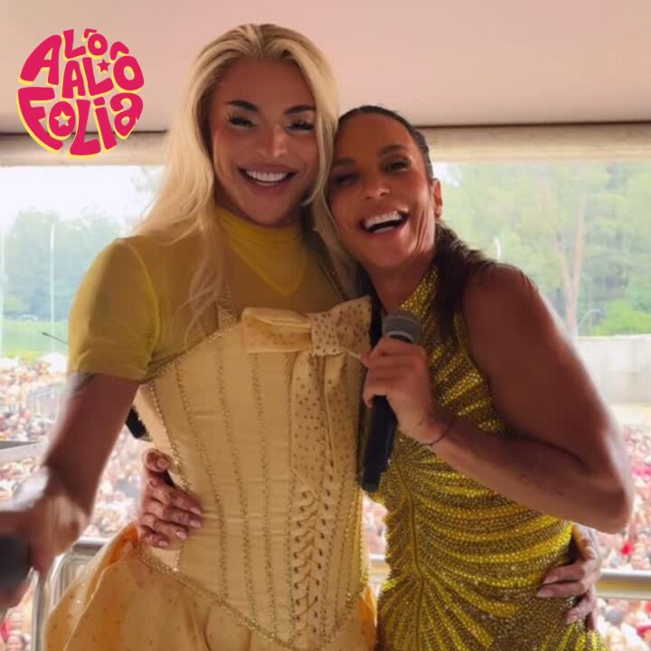 Ivete Sangalo recebe Pabllo Vittar em sua estreia no Carnaval de São Paulo; assista