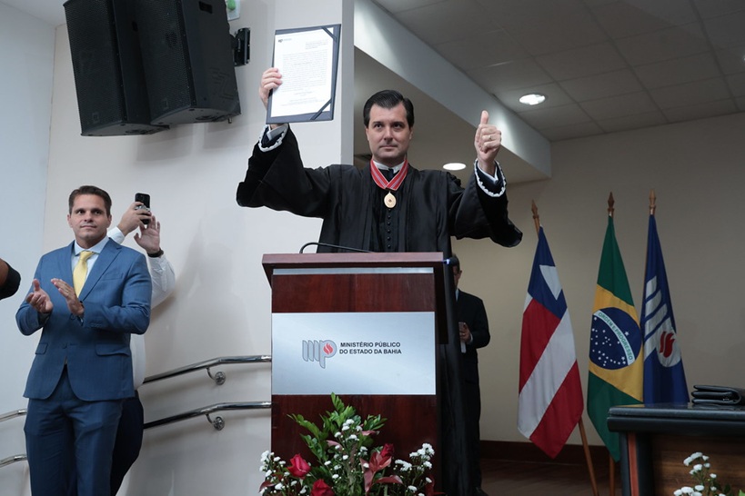 Pedro Maia toma posse para segundo mandato como chefe do Ministério Público da Bahia