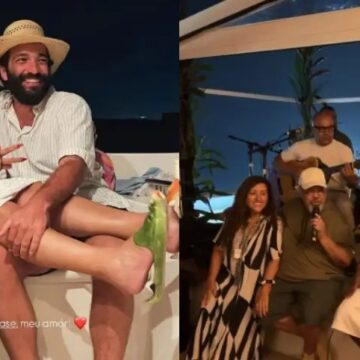 Regina Casé celebra 72 anos com roda de samba e reúne famosos no Rio