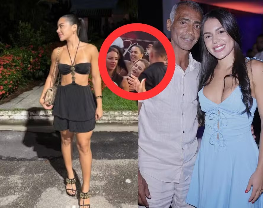 Ex-namorada comparece à festa de Romário, que nega tentativa de reconciliação