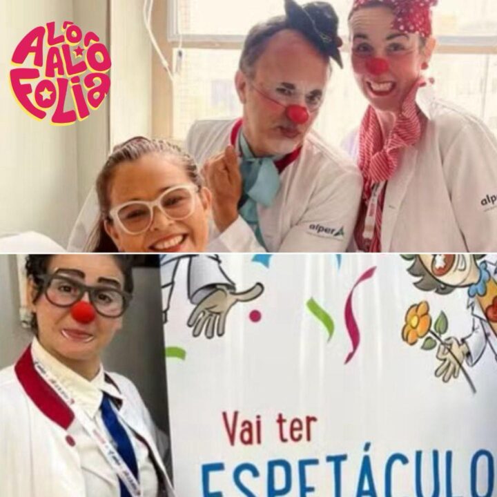Bloco de carnaval no hospital: palhaços levam folia a pacientes internados em São Paulo