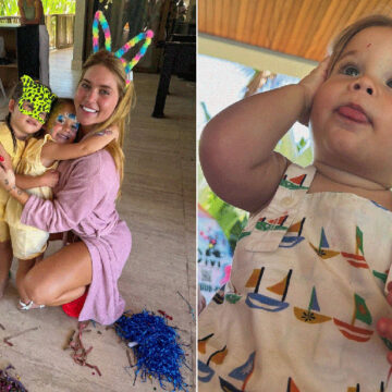 Filhos de Virginia Fonseca curtem bloquinho de Carnaval preparado por Vini Jr