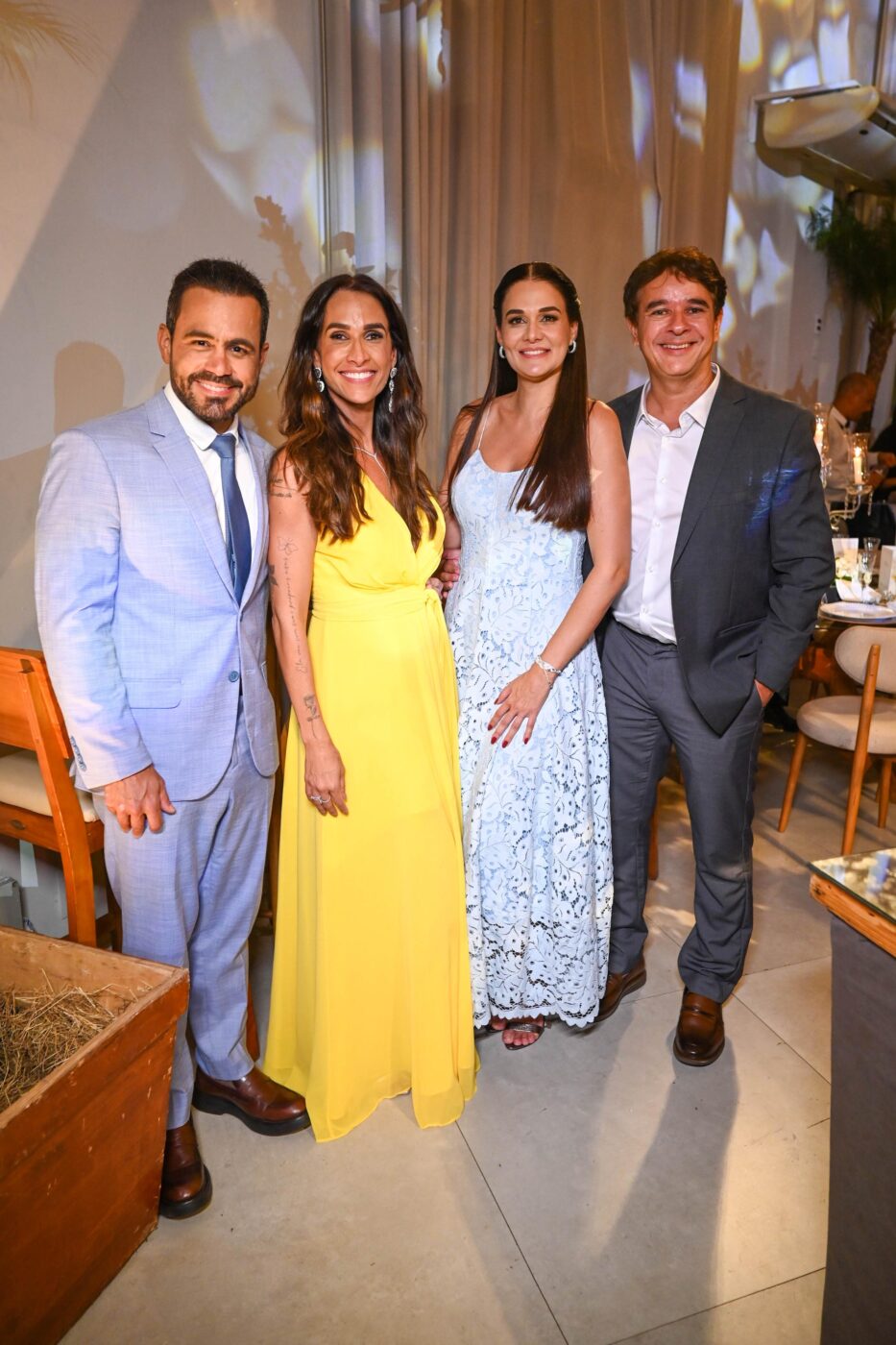 Israel Reis, Daniella Caribé, Claudia e Sandro Nunes