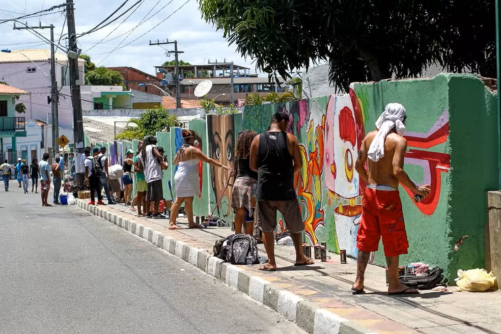 Festival de grafite começa nesta quinta (26) em Salvador com shows, arte urbana e entrada gratuita