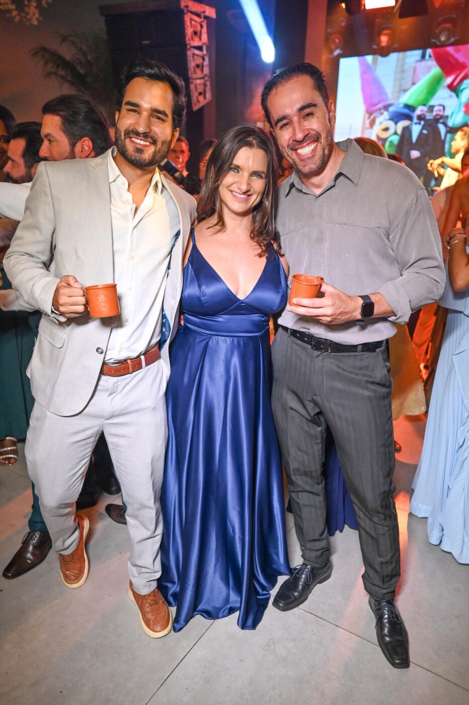 Leonardo Cunha, Roberta Alonso e Jhonny Aguiar