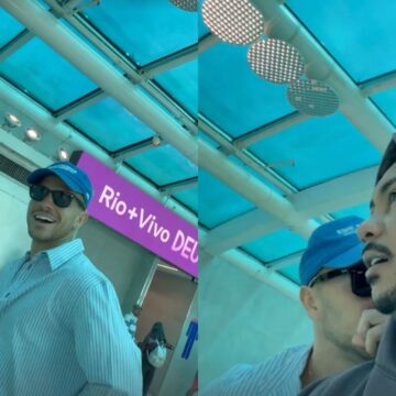 Xamã e André Lamoglia embarcam juntos para o Lollapalooza e curtem 1º dia do festival