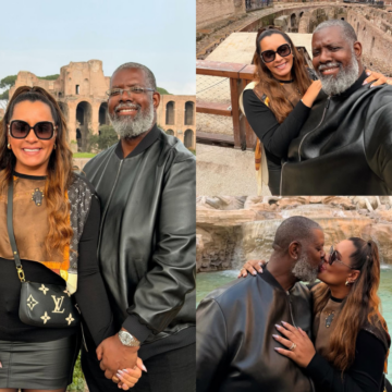 Péricles abre álbum de viagem em Roma com a esposa: “Vivendo dias especiais”