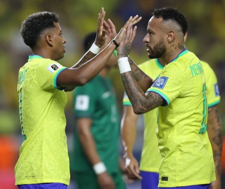 Neymar presta apoio a Rodrygo após lesão que o tirou da Copa de 2026