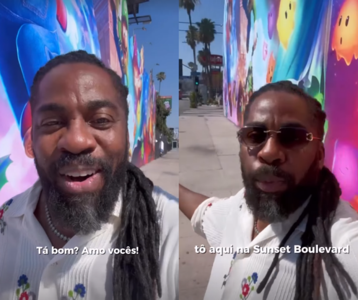 Em Los Angeles, Lázaro Ramos celebra conquistas de Wagner Moura antes do Oscar: ‘Meu irmão do coração’