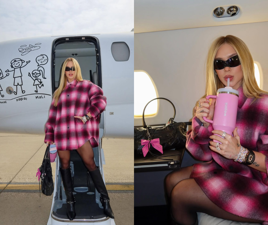 Virginia Fonseca viaja a Paris para desfile da Balenciaga com look de luxo