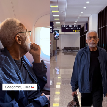 Gilberto Gil desembarca no Chile para show da turnê de despedida “Tempo Rei”