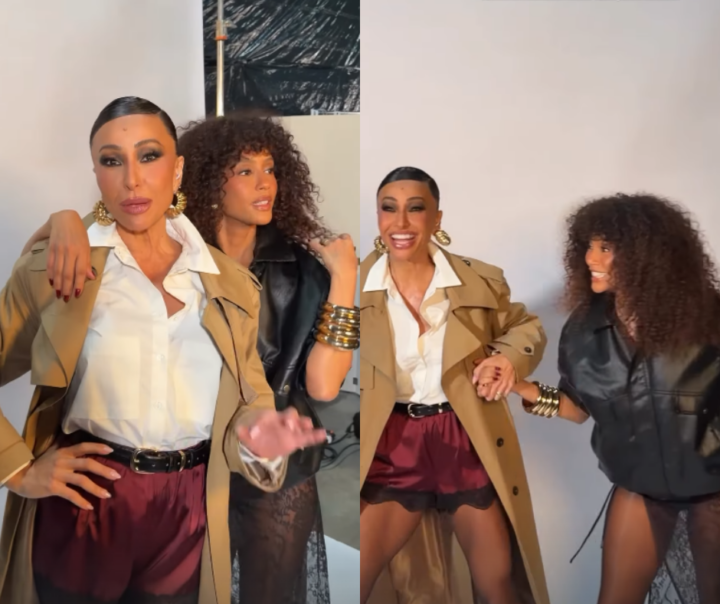 Sabrina Sato e Taís Araujo se divertem juntas em ensaio fotográfico