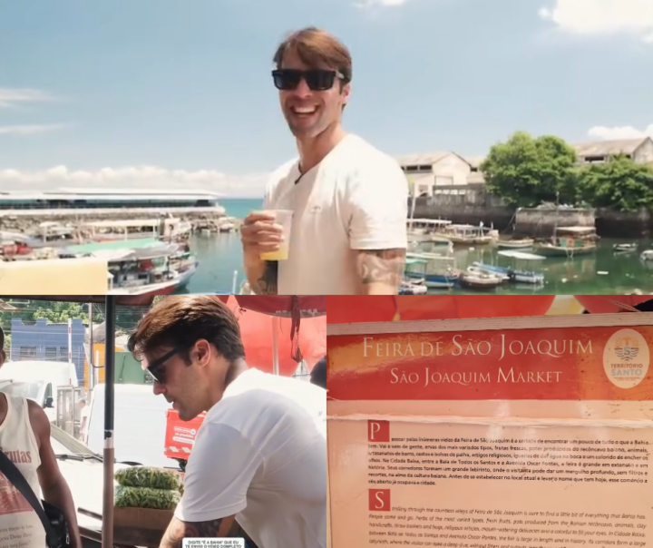 Daniel Cady visita Feira de São Joaquim e celebra cultura baiana em vídeo: “Verdadeiro banho de Bahia”